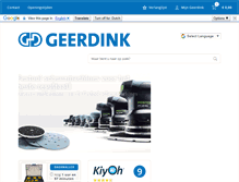 Tablet Screenshot of geerdinkbv.nl